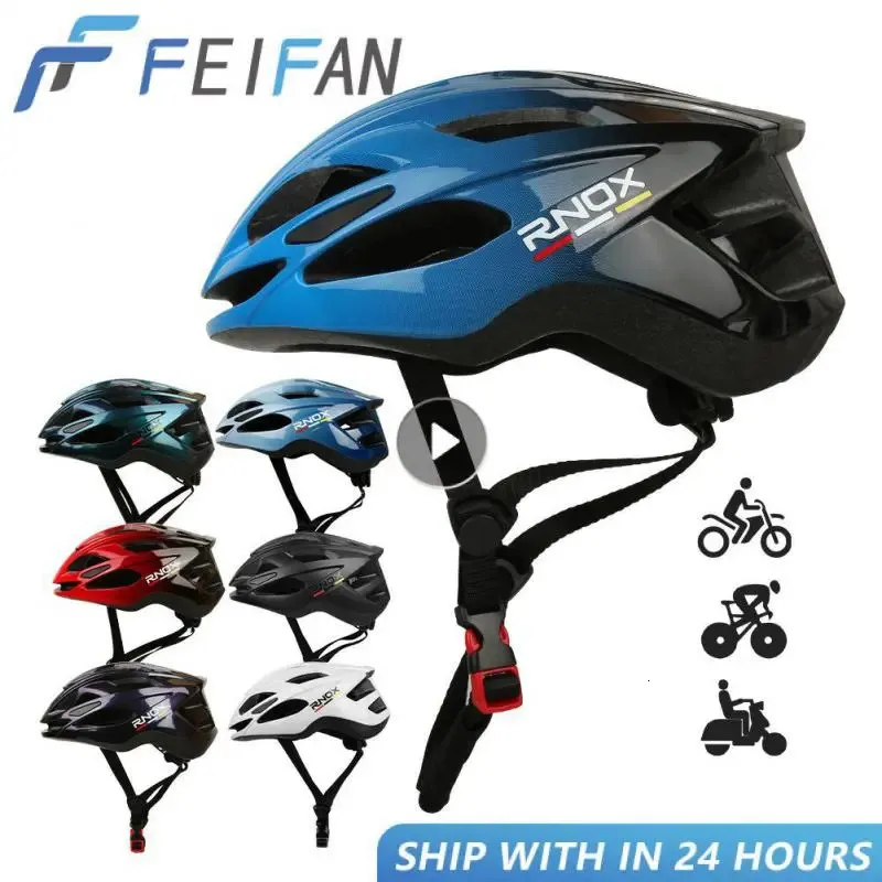 Skidhjälmar RNOX Ultralight Cycling Hjälm MTB Hjälm Cykel Säkerhet Cap Cykel Hjälm för kvinnor Män Racing Bike Equipment Outdoor Sports 231007