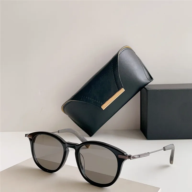 New fashion design round-shape cat eye sunglasses 402 acetate frame simple and popular style versatile UV400 protection glasses