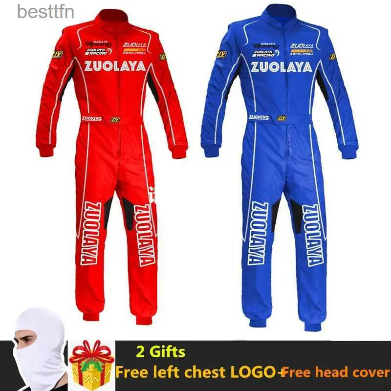 Altro abbigliamento La nuova tuta da corsa per bambini di Zoraya impermeabile F1 da corsa fuoristrada tuta da moto kart tuta da allenamento da spiaggia ricamo stampatoL231007