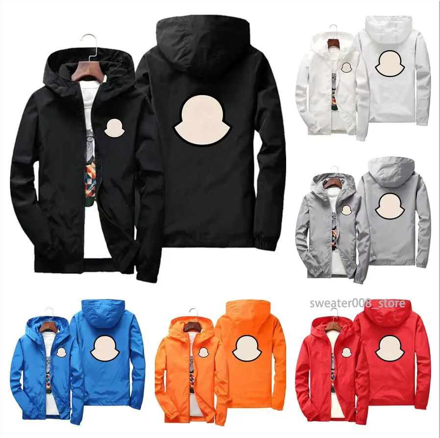 Diseñador chaqueta para hombre primavera y otoño windrunner tee moda con capucha deportes rompevientos casual cremallera sileris chaquetas ropa de escalada tamaño grande S-7XL