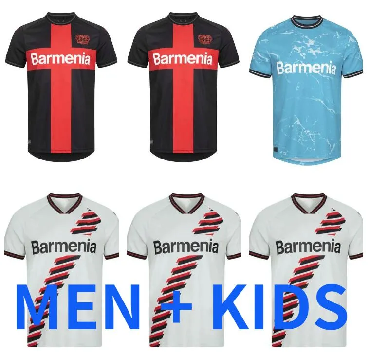 23 2024 Bayer 04 Leverkusen Soccer Jerseys 2023 2024 Home Away third DEMIRBAY Wirtz BAKKER BAILEY HOME CH Aranguiz Paulo Schick Football Shirt Kits