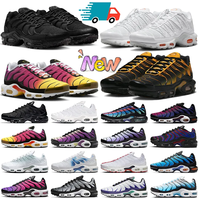 Tns Herren Damen Laufschuhe Tn Plus 3 Terrascape Atlanta Utility Triple Black Clean White Fuchsia UNC Hyper Blue Herren Outdoor-Sport-Sneaker