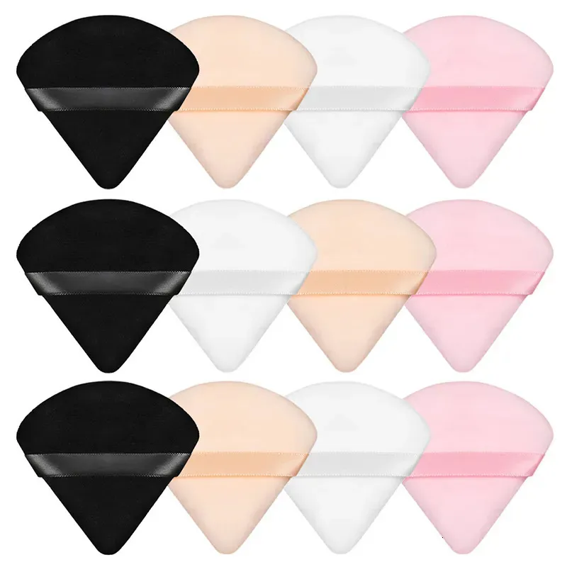 Éponges Applicateurs Coton 212 pièces Triangle velours poudre bouffée maquillage pour visage yeux contour ombre joint cosmétique fond de teint outil de maquillage 231007