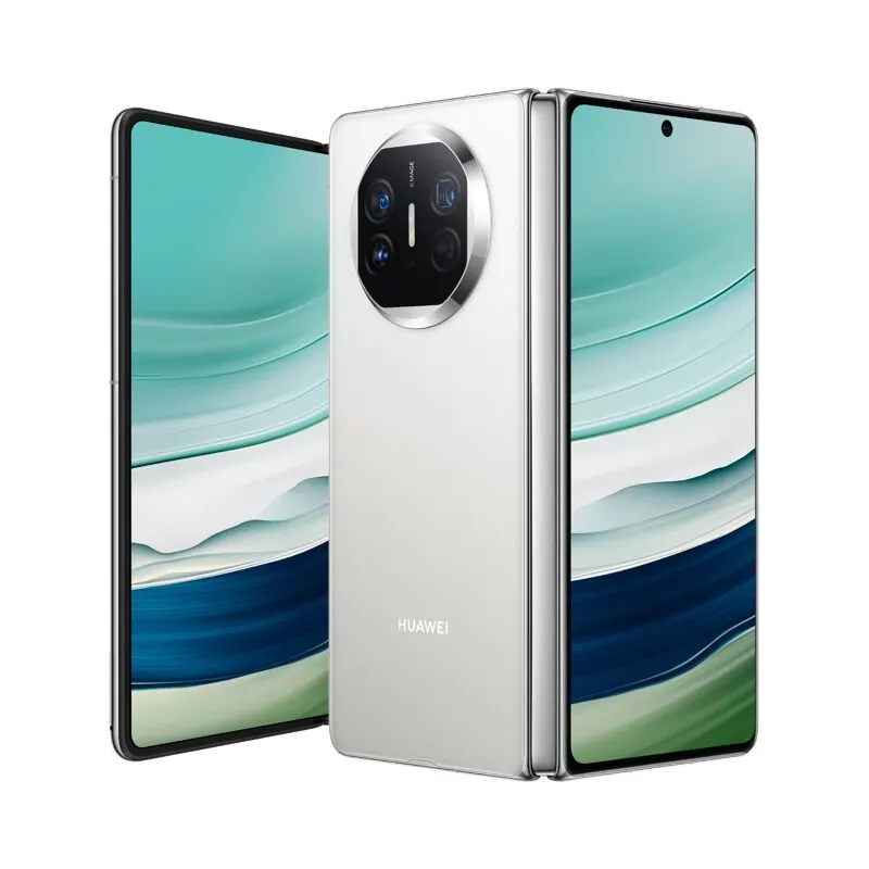 Téléphone portable d'origine Huawei Mate X5 Fold Screen 5G intelligent 16 Go de RAM 512 Go ROM Kirin 9000S HarmonyOS 7,85 "OLED écran plié 50,0MP NFC OTG 2D Face ID téléphone portable d'empreintes digitales