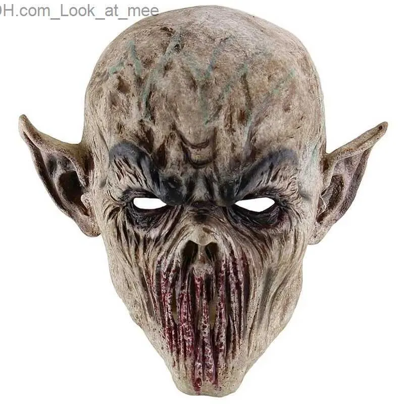 Party Masks Vampire Mask Scary Zombie Monster Halloween Costume Cosplay Party Horror Demon Decorations Props Q231007