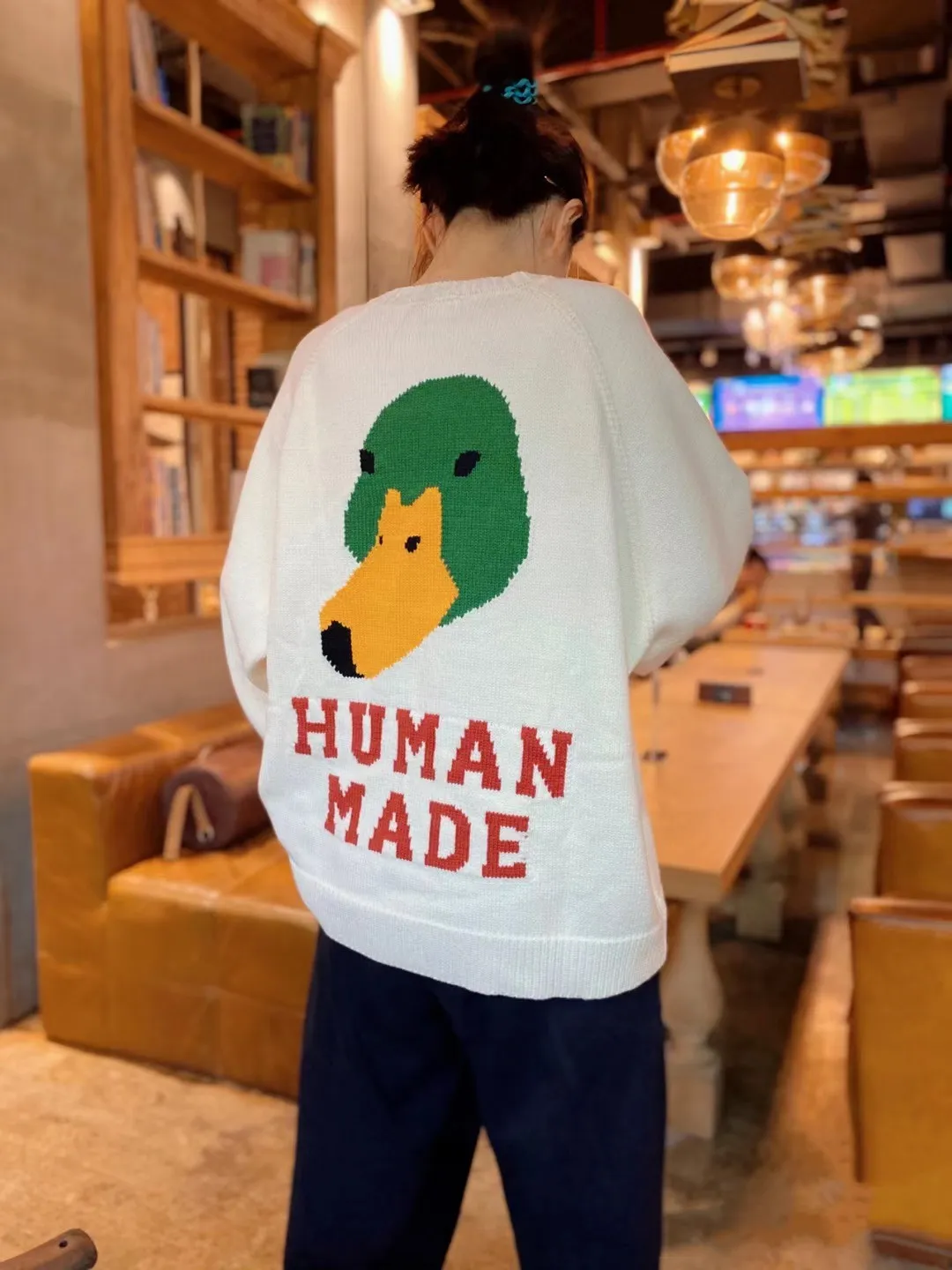 HUMAN MADE ものすごい Season 25 Duck knit sweater HUMAN MADE ものすごい Season 25 Duck knit sweater