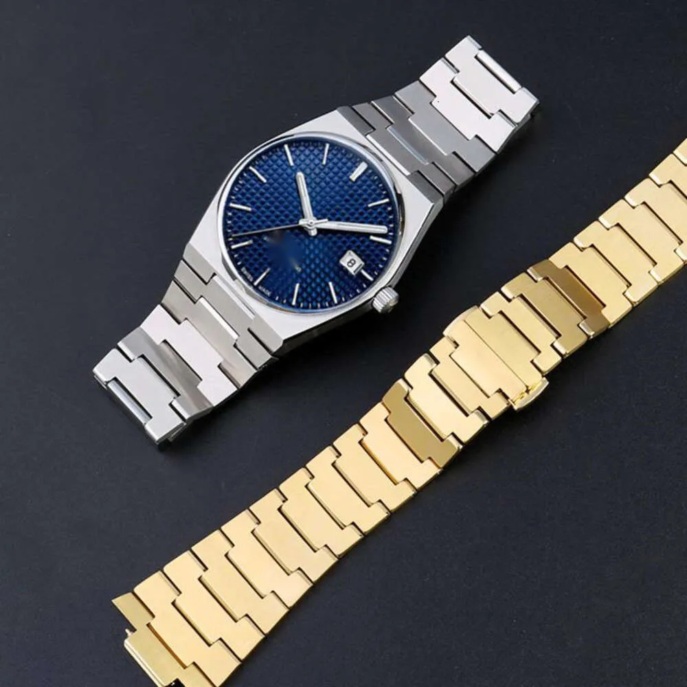12mm Stainless Steel Watch Band Compatible with Tissot PRX Series Super Player T137410 Replacement Bracelet Strap with Accessories