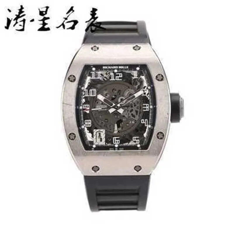 Movement Watch Richamilles gjorde armbandsur och kvinnors handledsserie Titanium mekanisk RM010 Swiss ly v0ne