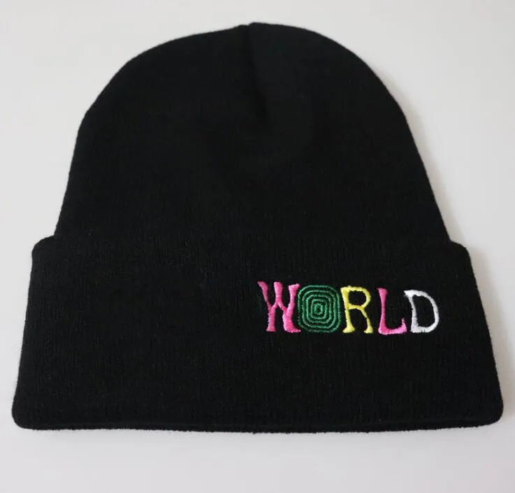 Berretti con teschio lavorato a maglia 8 colori Cappelli alla moda Berretto invernale unisex con lettera ricamata Hip Hop