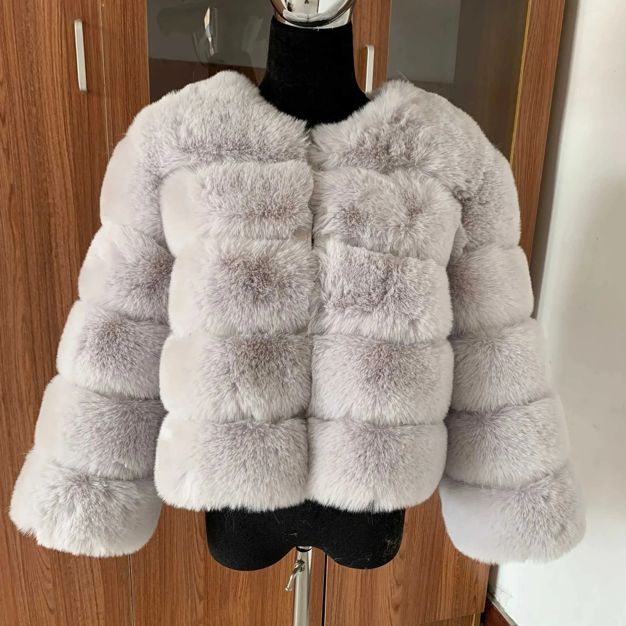White sable fur coat cheap