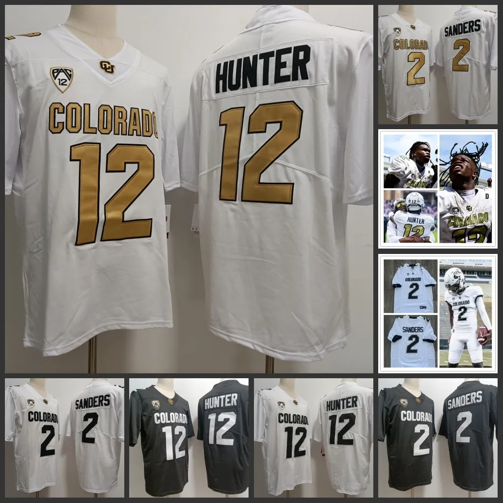 Maillot de football NCAA College Colorado Buffaloes Travis Hunter Shedeur Sanders Myles Slusher Adam Hopkins Omarion Miller LaVonta Bentley Omarion Cooper Jersey