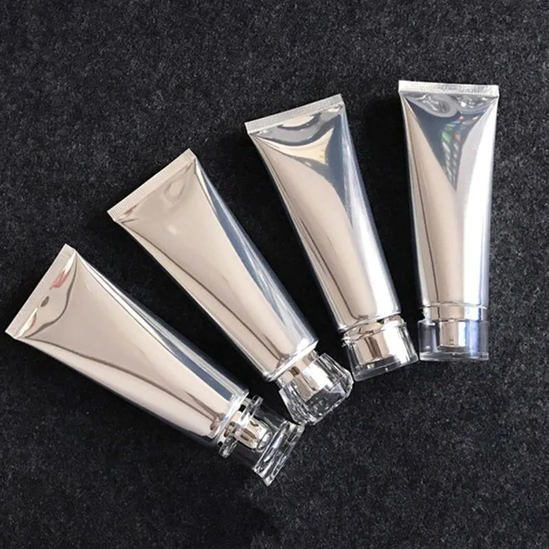 80 ml Aluminium-Kosmetikschlauch, weiche Röhrchen, professionelle Aufbewahrungsflasche für Gesichtsreiniger, Kosmetikbehälter, Fase-Versand F1923 Pvqdo