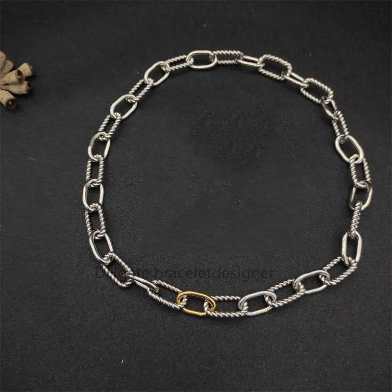 Luxury Stainless for Women Necklace U-type Chain 46cm Necklaces Jewlery Steel Fashionable Hip Hop Designer Punk