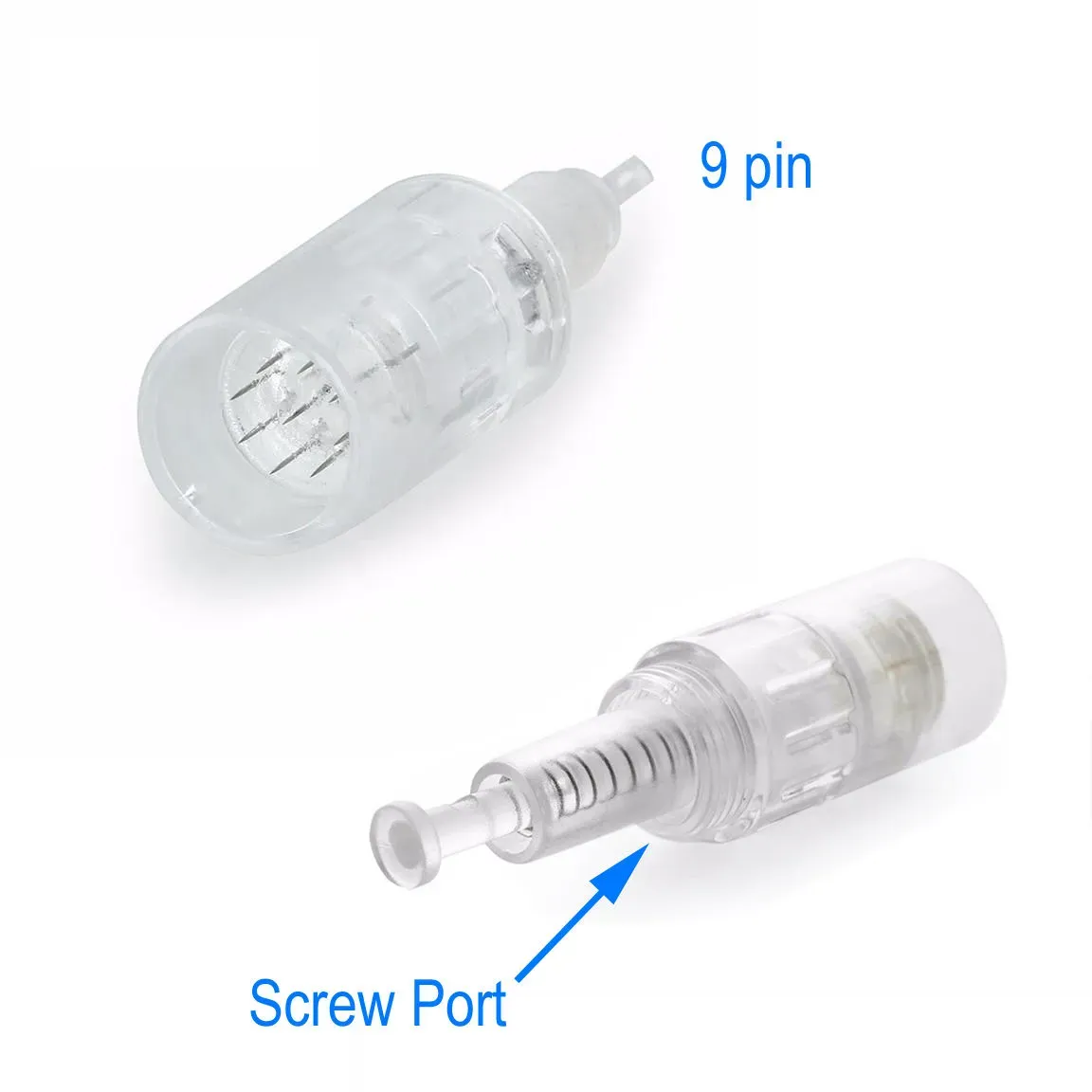 9/12/24/36/42/ Nano Needle Cartridge tips Screw Port Cartridges For Electric YYR Derma Pen Auto Micro Stamp