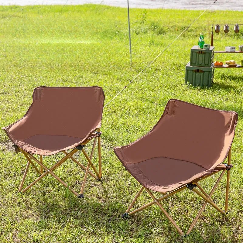 Meubles de Camp inclinables, chaise de plage d'extérieur pliante, Portable, pêche sur la lune, ultraléger, Meble Ogrodowe Patio QF50OC