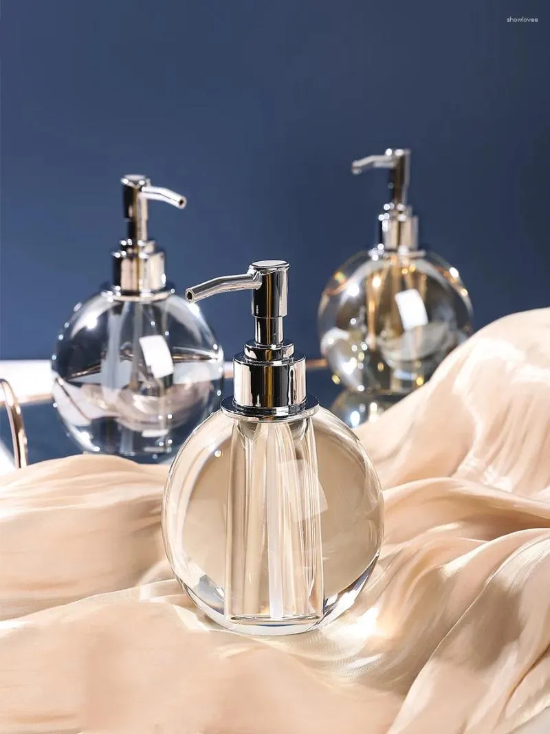 Badtillbehör Set Accessories Hand Sanitizer Bottle Light Luxury Press and Shower Gel in Separate Bottles Mouthwash Cup
