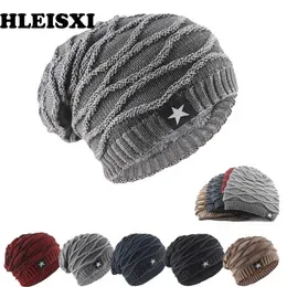 Beanie/Skull Caps Fashion Adult Men Women Winter Skullies Beanies Warm Casual Outdoor Knit Hat Thick Sport Soft Comfortable Unisex Bonnet 231007