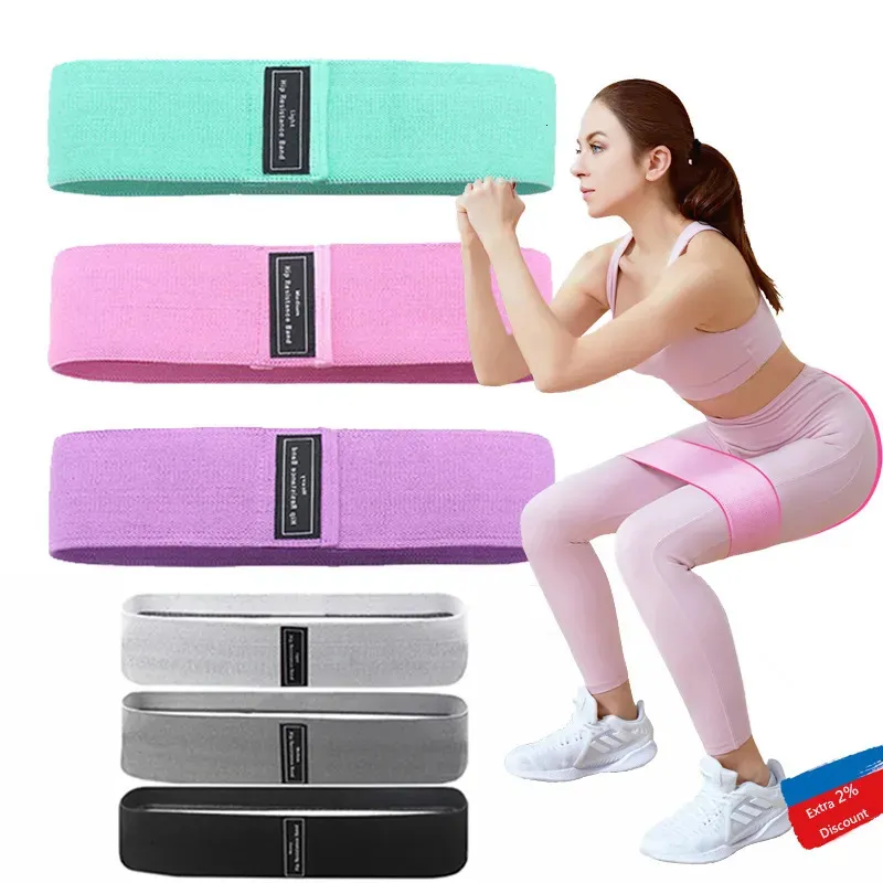 Widerstandsbänder 1 Stück elastisches Gummiband Fitness Yoga Anzug Hüfte Expander Sport Gym Ausrüstung Damen Heimtraining 231007