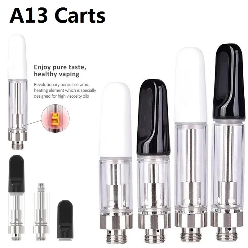 Wholesale Ceramic 0.5ml 1ml Glass Vape Packaging Disposable Empty