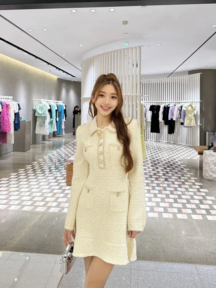 venae knit dress Vena Dress S / Cream