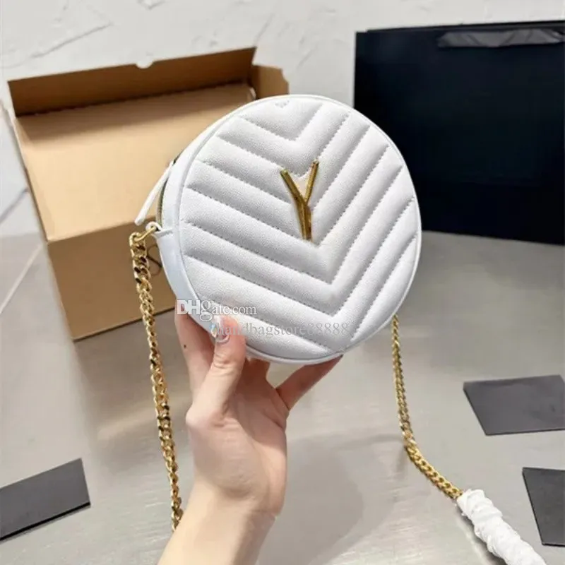 Designer Round Bag Brand Chain Bag Vintage Hardware Bag Original Quality Top Purse Makeup Bag From 72 43 DHgate