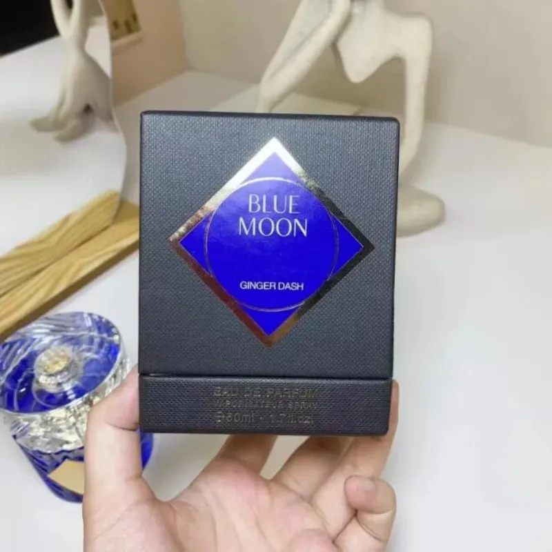 Luxe designer Top Charmant Parfum voor Vrouwen Blue Moon Ginger Dash angels delen EDP geur 50 ml spray groothandel Merk snelle levering
