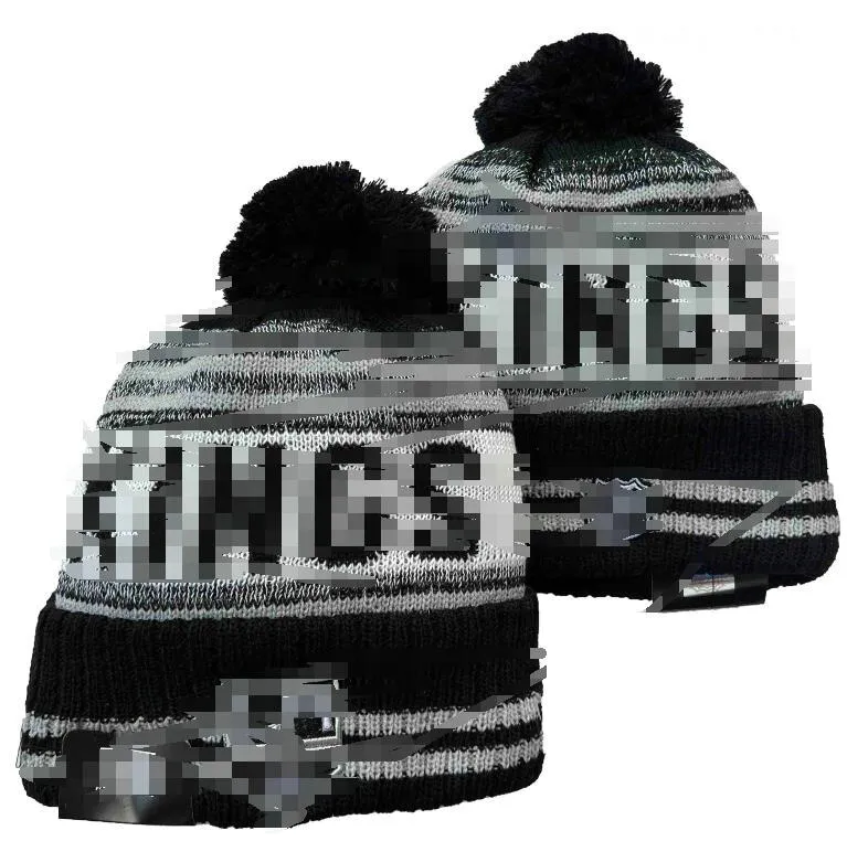 Kings Beanies Bobble Hats Baseball Hockey Ball Caps 2023-24 Fashion Designer Bucket Hat Chunky Knit Faux Pom Beanie Christmas Hat Sport Knit Hats