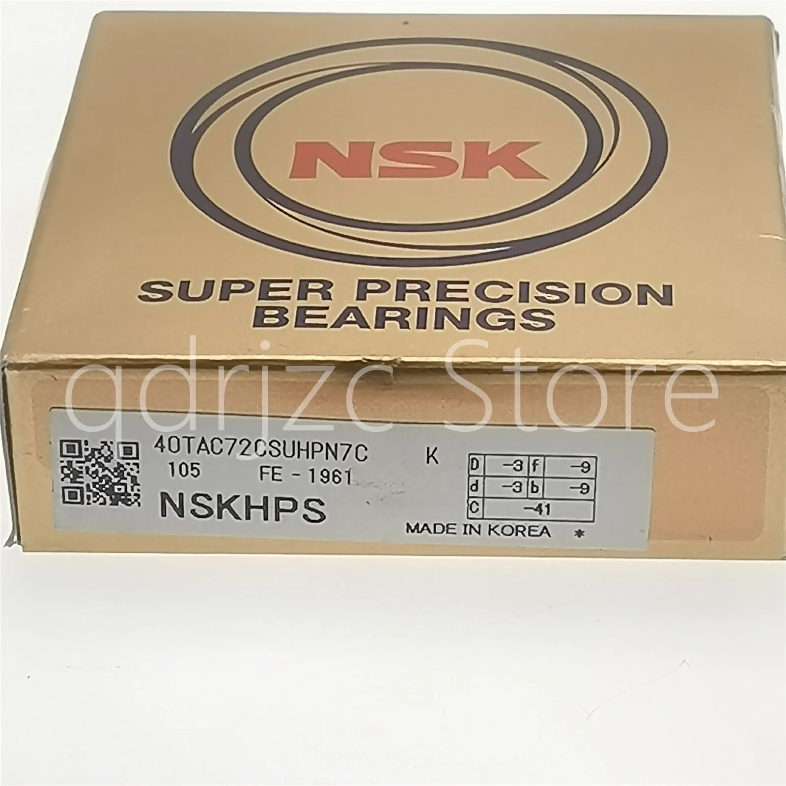 N-S-K Kugelumlaufspindellager 40TAC72CSUHPN7C 40TAC72C 40 mm x 72 mm x 15 mm