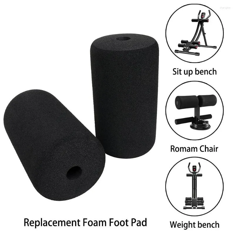 Accessories Rollers Foot Foam Pads Sporting Goods 2pcs Black Fitness Equipment For Weight Bench Gear Replacement High Quality