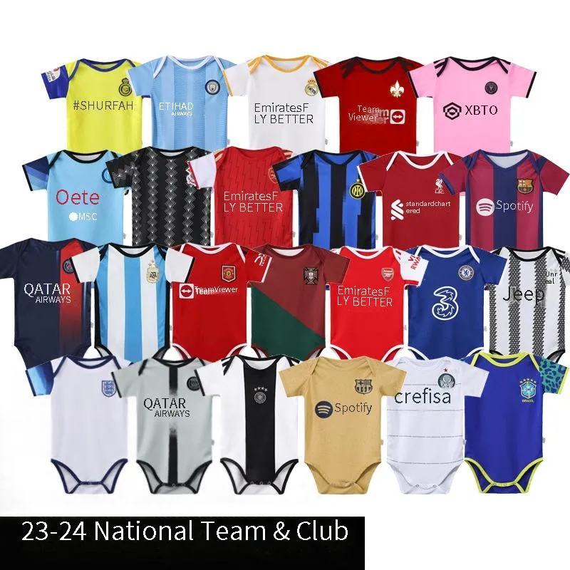 Argentine Baby Soccer Jers Miami 22 23 Inter S S Home Arsen Football Kids Kit 9-12 CFC Real Madrids Mois Chemise Baby Football