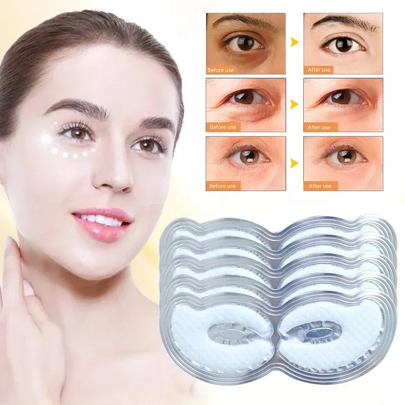 Collagen Crystal Eye Care Mask Patches For Eyes Bags Wrinkle Dark Circles Lighten Fine Lines Deep Moisturizing Pads