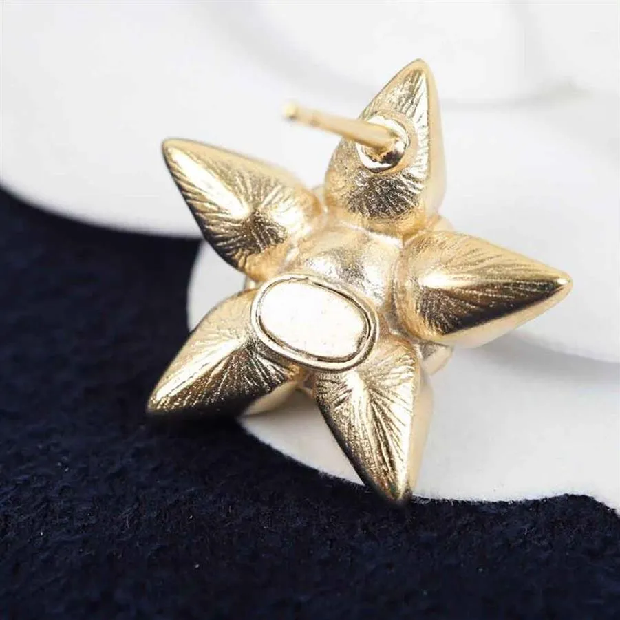 Boucle d'oreille luxueuse en forme d'étoile avec diamant transparent et noir pour femmes, bijoux de mariage, cadeau PS3519252i
