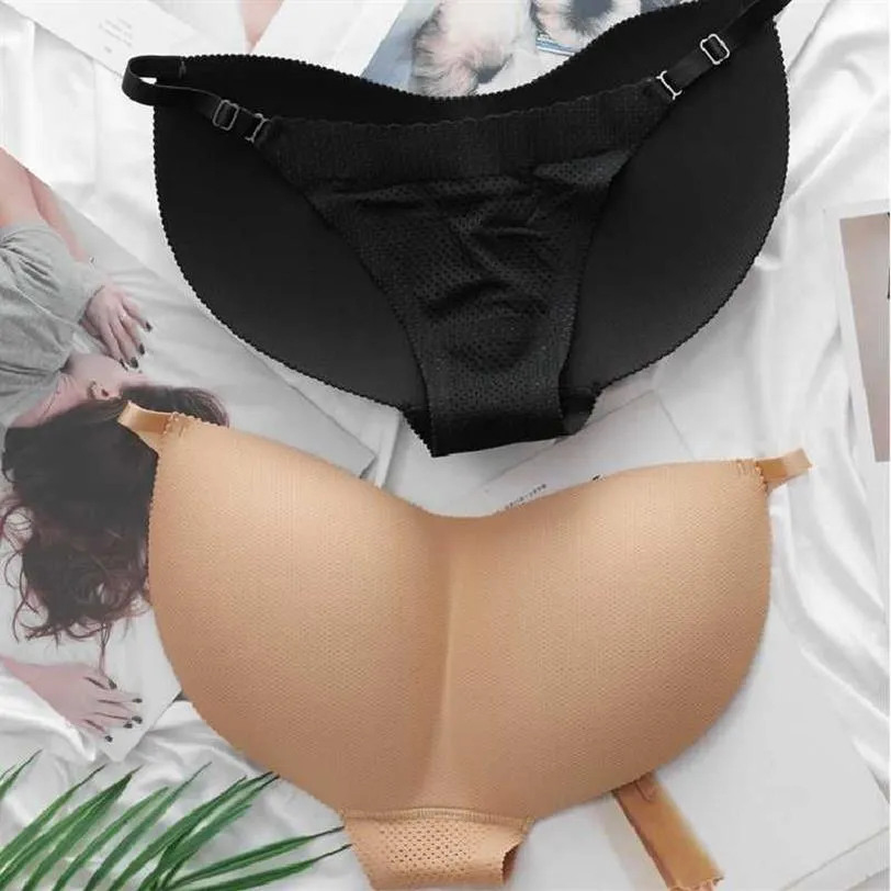 Culotte rembourrée sans couture pour femmes, rehausseur de hanche, rehausseur de fesses, coussinets avec rehausseur Push-up, sous-vêtement pour femmes, 223G