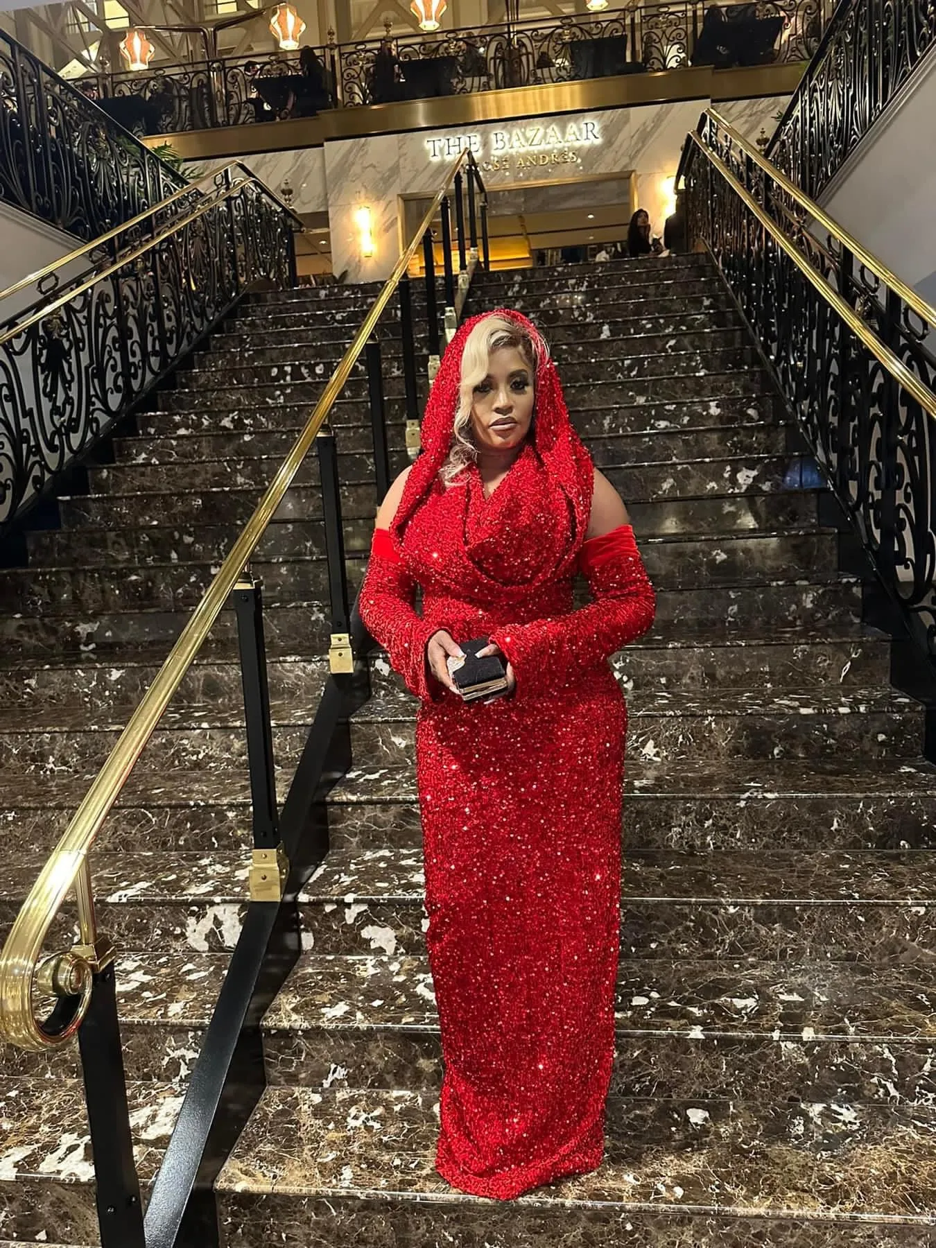Red Sequin Prom Dress: Elegant Sheath Evening Gown... From ...