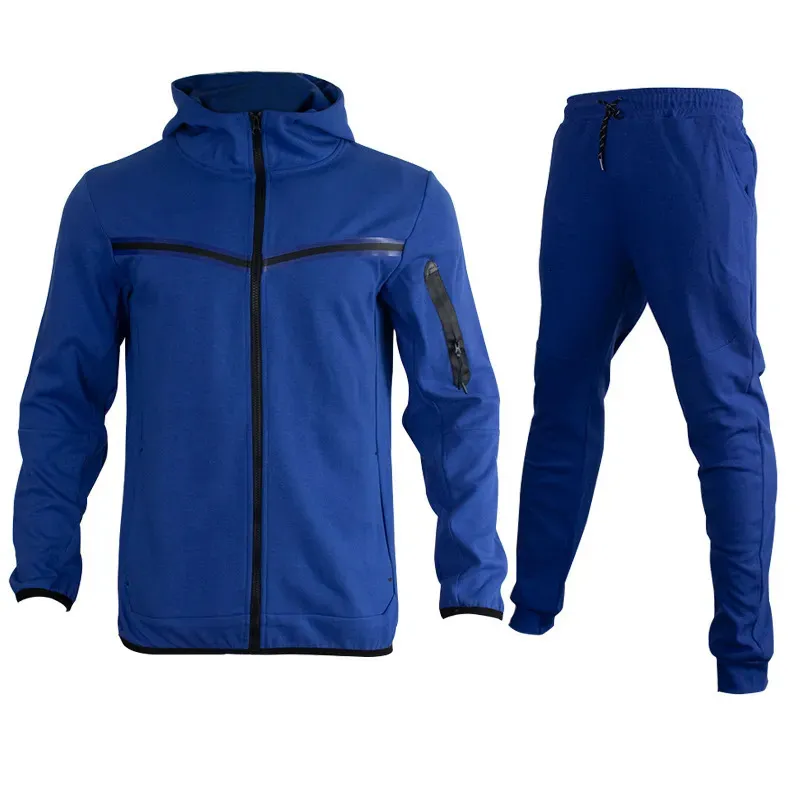 Mens Cotton Tracksuit Set With Tech Tech Fleece Hoodie And