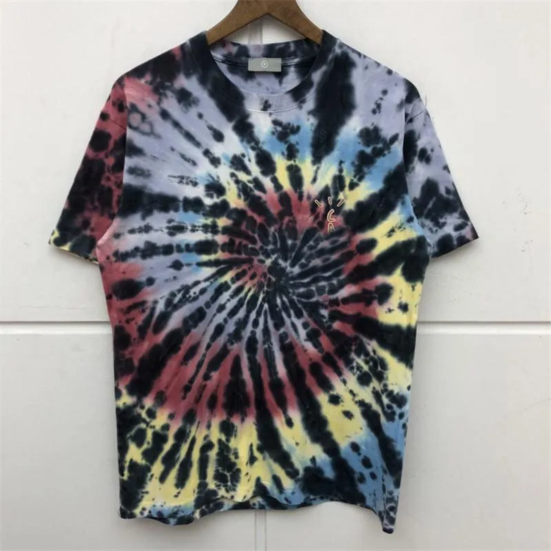 Mens T-Shirt Tee Men Women Quality-shirts Festival Run Tie Dye Top Tees Designer Top