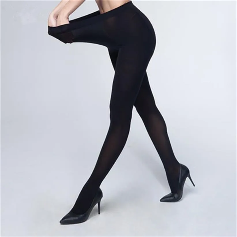 5pcs Plus Size 120D Autumn and Winter Warm Stretchy Tights Pantyhose for Women Comfortable Elastic Big Size Tights214R