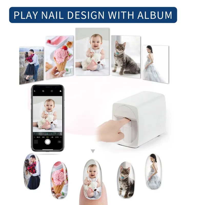 Popular DIY self-service nail art machine