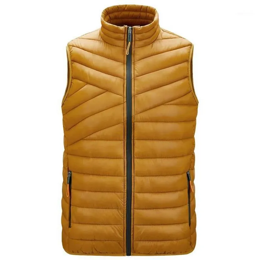 Men's Vests 2020 Autumn Mens Sleeveless Jackets Plus Size M-4XL Solid color Warm Vest Waistcoat Men Casual chaleco hombre1250M