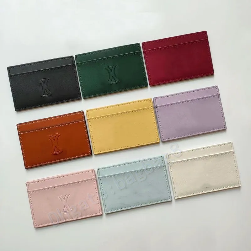 10A Genuine Leather quality Retro Card Holder coin Designer wallets Luxury gift girls Women men Cardholder key calfskin Wholesale with box fashion mini bag purse