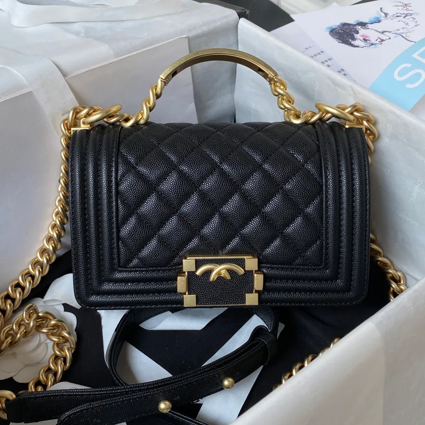 Designer Bag Handbag shoulder bag Sling Side Bags Calfskin Gold-Tone Metal Adjustable Chain wallet Metal Lock Gabrielle Quilted For Women 25&20CM Multiple colors