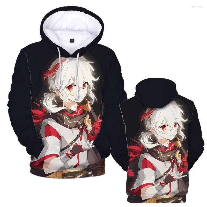 Herrtröjor Mobiltur Genshin Impact 3D Digital Printing Loose Casual Hoodie