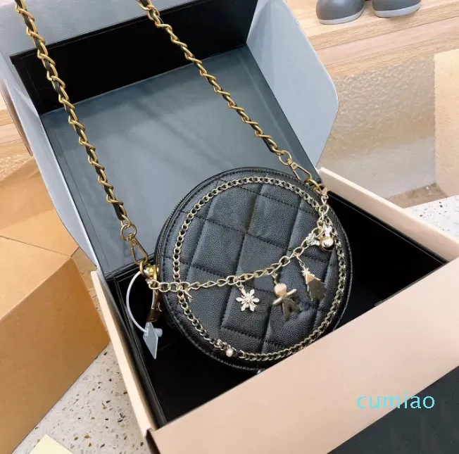 2023 Nouveau Designer Fashion Round pour les femmes Voyage Sacs à main de luxe Femmes Designer Chain Purse Socialite Fashion Sac à bandoulière et sac à bandoulière