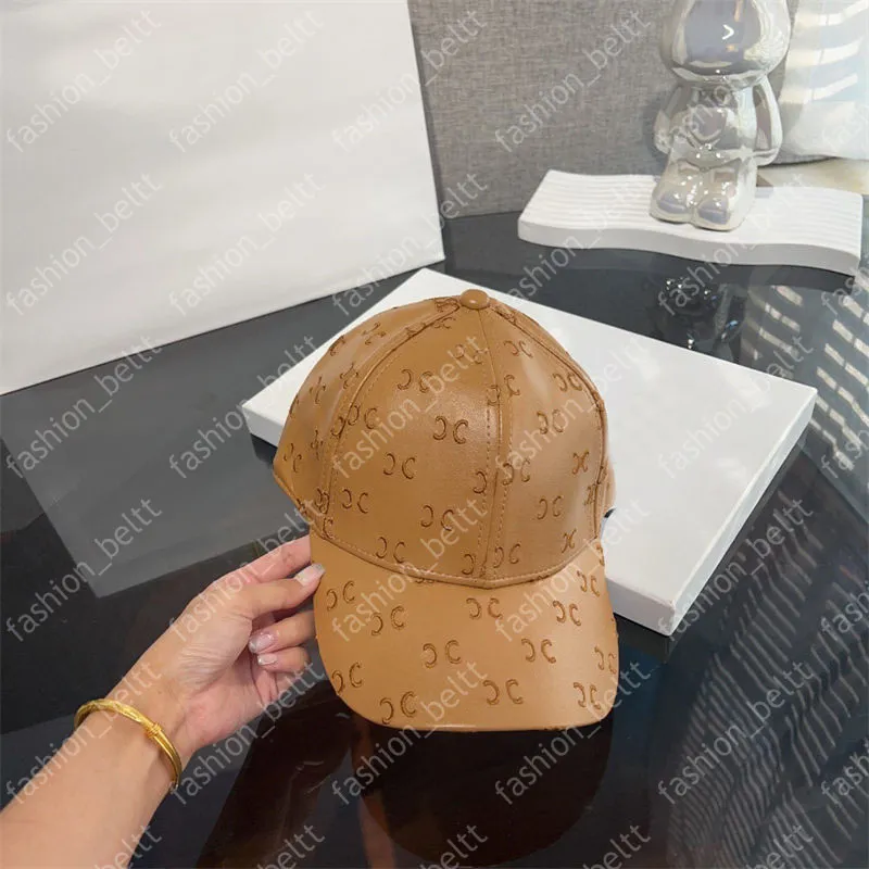 Embroidery Baseball Cap Designer Bucket Hat Fitted Hats Women Men Sports Ball Caps Outdoor Travel Sun Hat Luxury Leather Casquette
