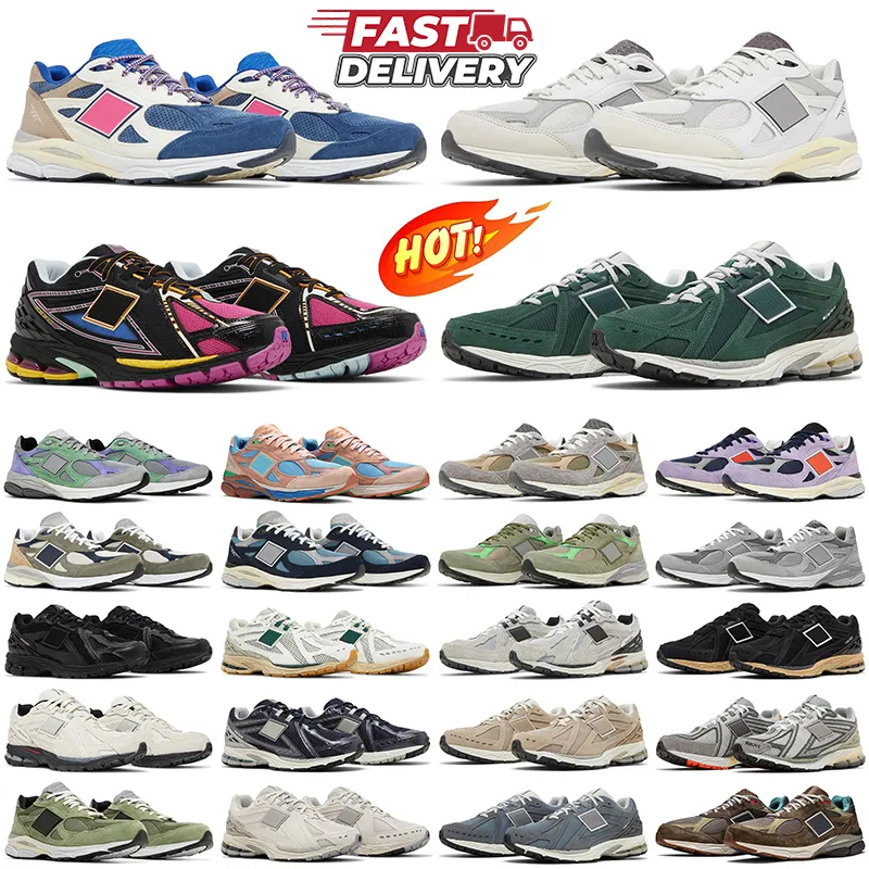 Nieuwe 1906r 990 v3 hardloopschoenen voor heren dames nb 1906 designer sneakers Protection Pack zwart wit groen zeezout Grijs Marine Olijf heren dames buitensportschoenen