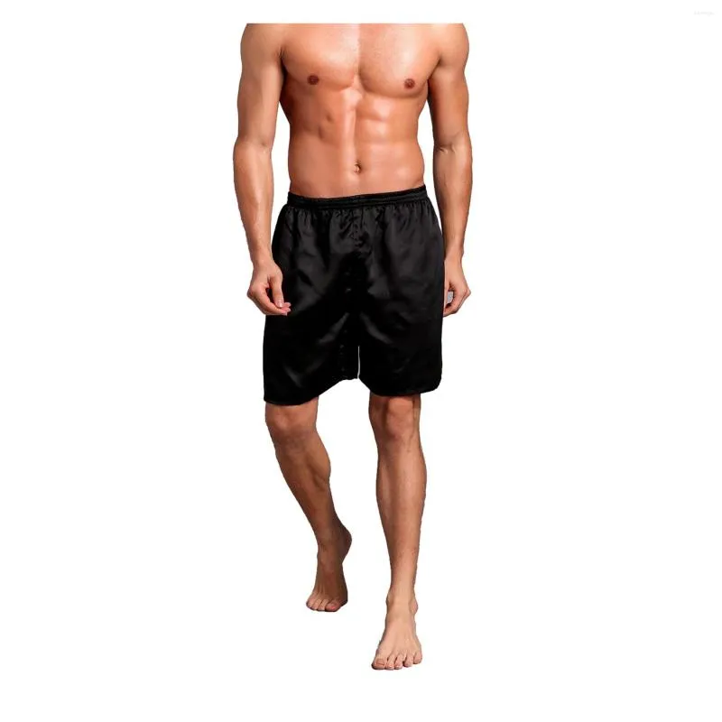 Shorts masculinos praia nadar calças curtas homens pijama casual breechcloth cor pura cintura elástica troncos esportivos