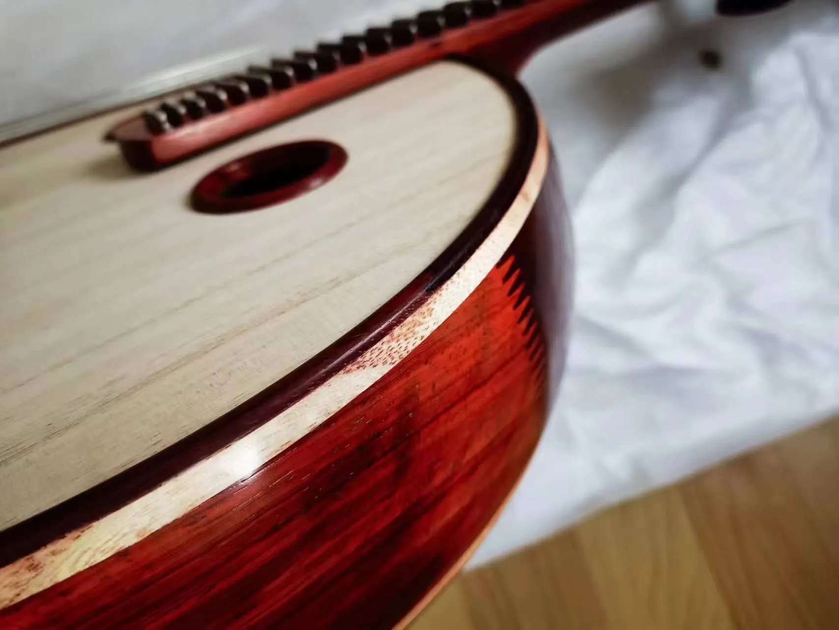 Professional grade rosewood Zhong Ruan with case HOT SALE Chinese musical instrument 