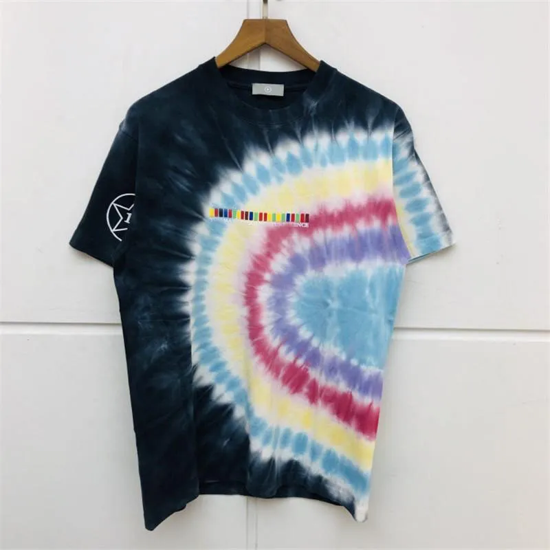 Mens T-Shirt Tee Men Women Quality-shirts Festival Run Tie Dye Top Tees Designer Top