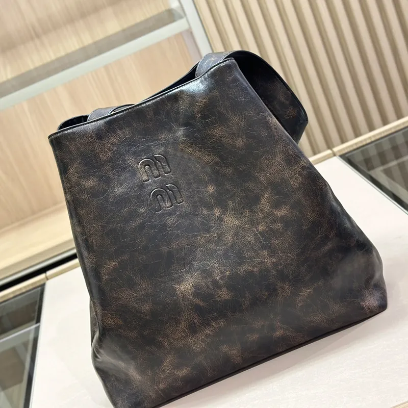 Cowhide Tote Torka zakupowa torba na ramię Wysoka jakość torebki duża zdolność do torebki podróżne torebki torebka wnętrz