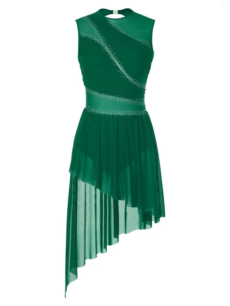 Womens Stretchy Shiny Rhinestone Polyester Dance Performance Costume for  Belly Dancing Size S from Dhgate Stage Wear - price 25.97